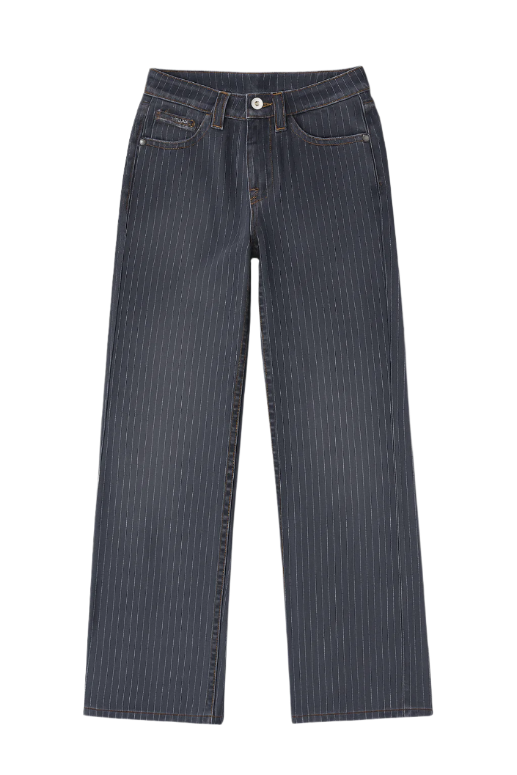 Casual striped wide-leg pants